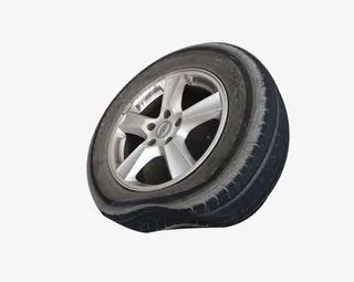 黑色车轮扁免抠