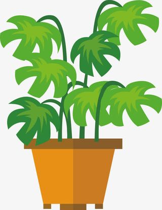 花盆植物PNG下载免抠