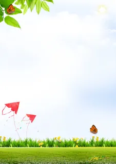 文艺绿色大自然背景素材高清文艺清新背景