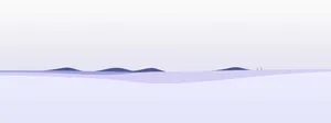 手绘紫色浪漫冬日免抠