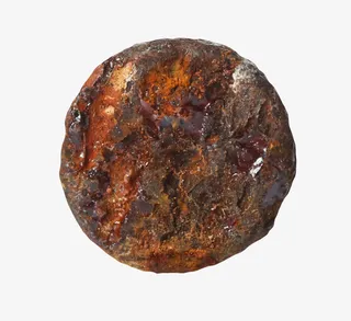 金属元素生锈的铁块实物免抠