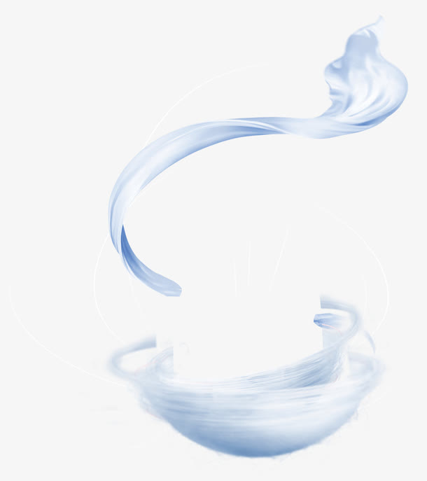 飘逸玉蛋丝带免抠