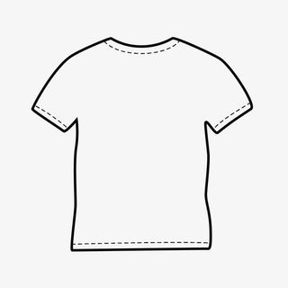 手绘短袖免抠