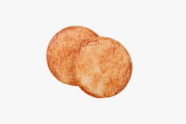 两块酱油饼干免抠