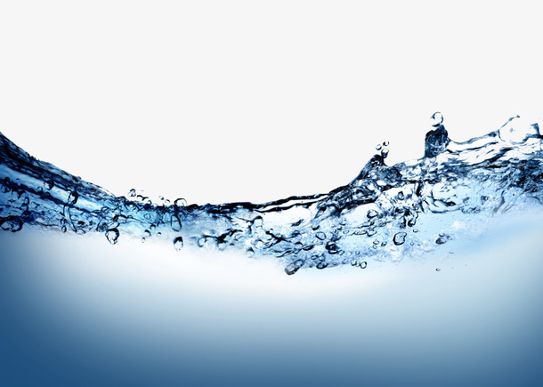 透明的水波浪免抠