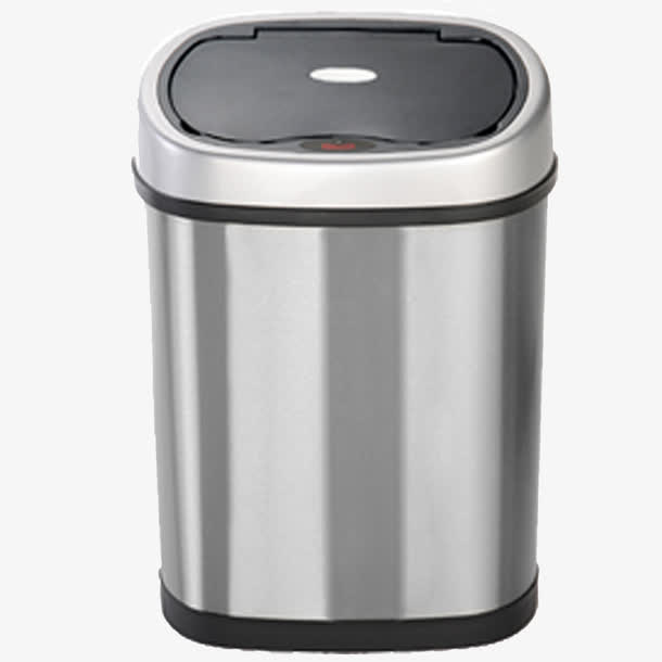 不锈钢智能垃圾桶免抠