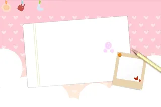 矢量粉色教育便签纸背景素材高清