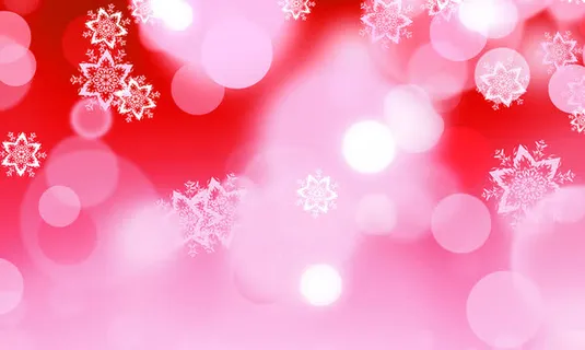 梦幻雪花暖冬来袭图片免抠