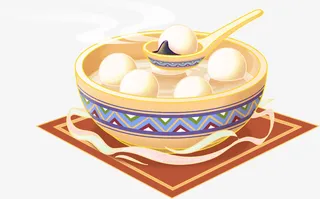 元宵节吃汤圆免抠
