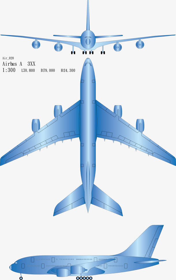矢量飞机36-20免抠