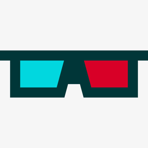 3D眼镜图标免抠