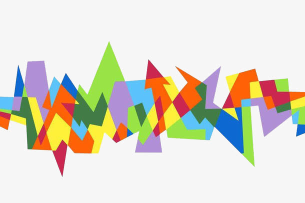 抽象彩色几何图形背景