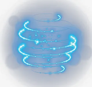 蓝色螺旋光线光效海报背景