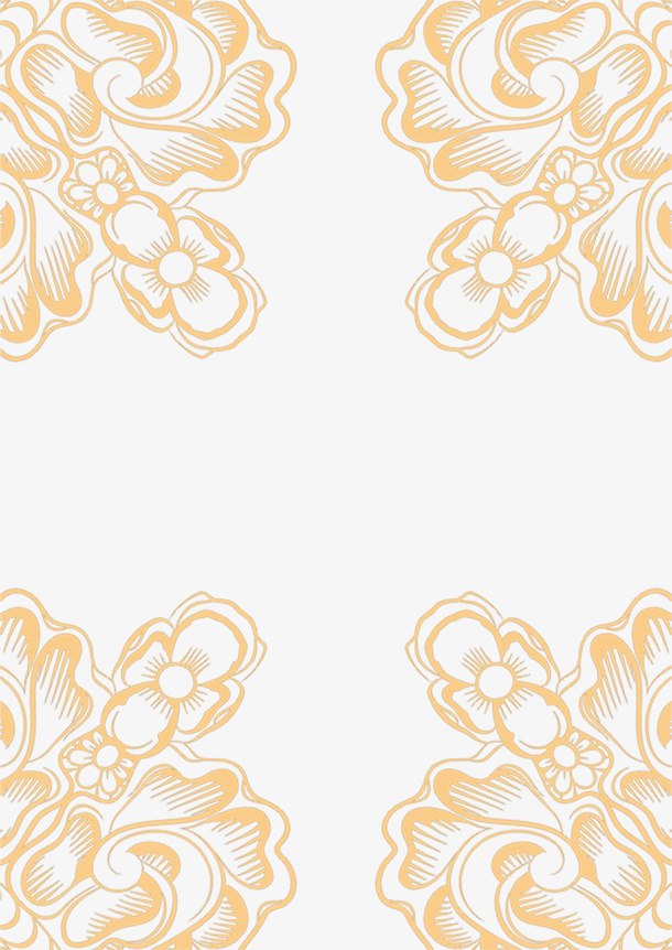 古风纹底纹花纹免抠