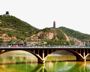 宝塔山风景区免抠