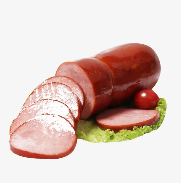 正宗切片红肠肉肠素材免抠