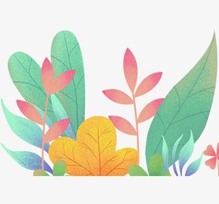 矢量绿色草丛丛免抠