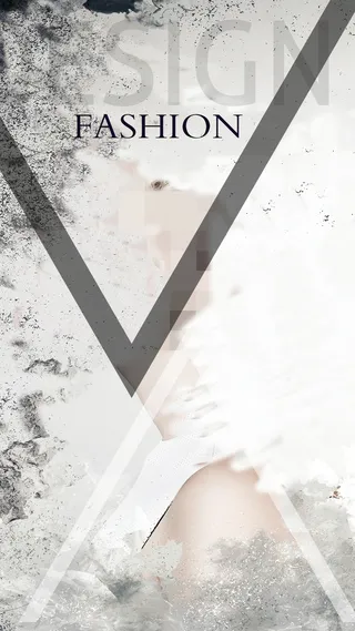 黑白简约时尚H5背景高清