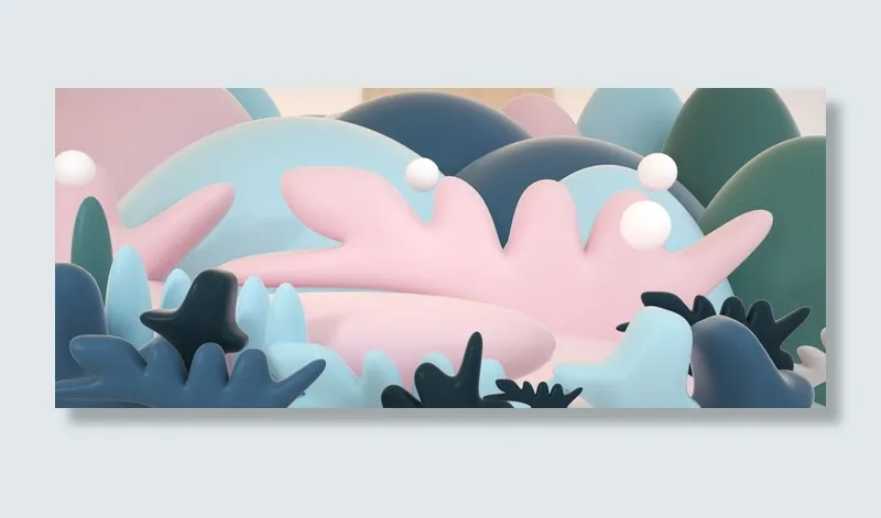 C4D，手绘，卡通，插画高清