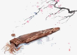 古琴免抠