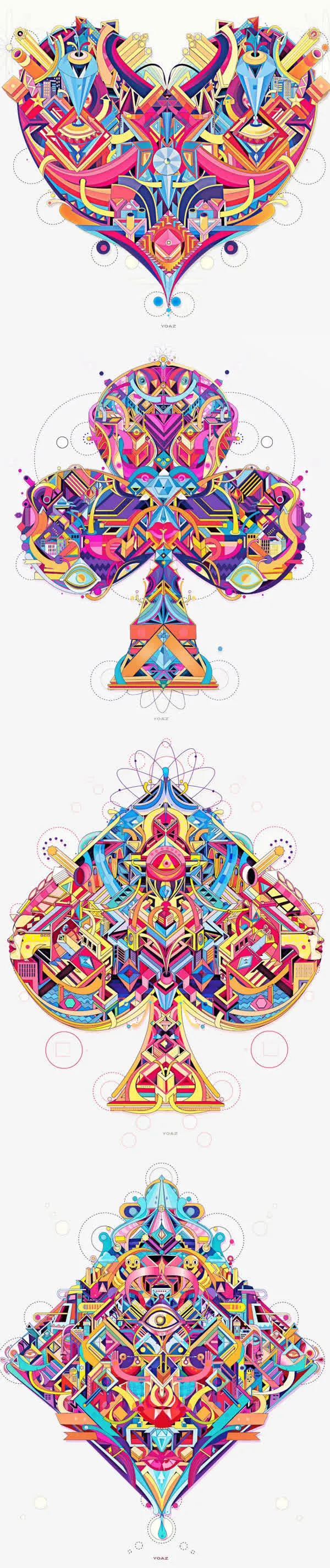 创意卡通手绘扑克牌图标免抠