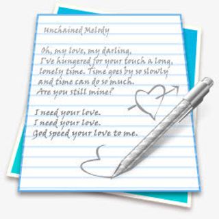 小清新卡通情书图片免抠