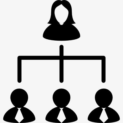 具有成员层次结构的头图标免抠
