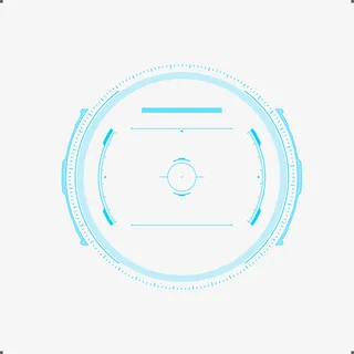 指南针雷达时钟表盘仪器免抠