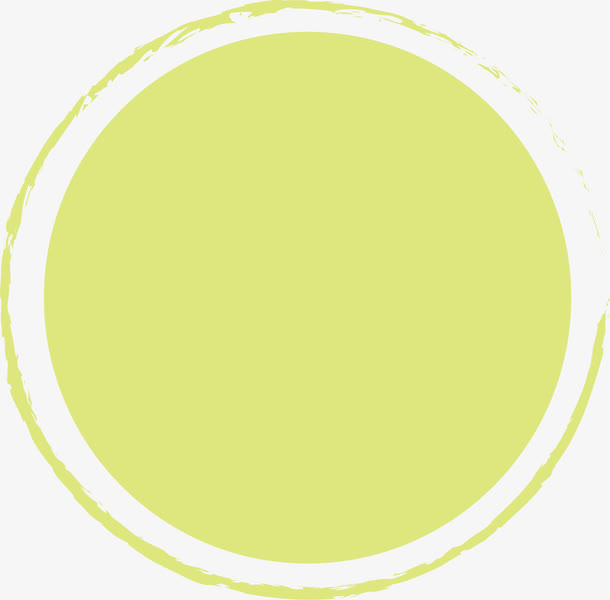 简约圆形标签图案免抠