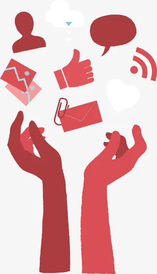 矢量互联网时代图标免抠