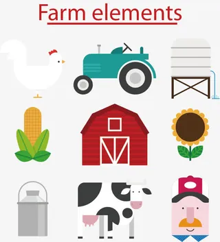 卡通农业素材免抠