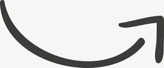 弧形箭头矢量图免抠