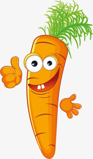 微笑的胡萝卜免抠