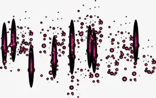 紫色炫酷光点免抠