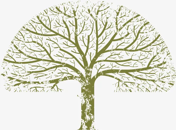 树木矢量图免抠