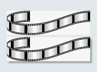 银色闪耀电影胶卷免抠