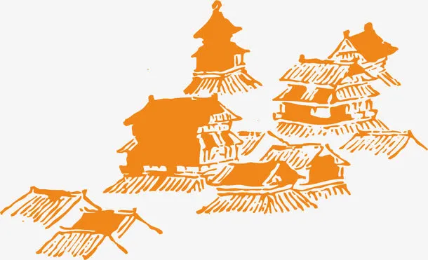 风景云南建筑古城免抠
