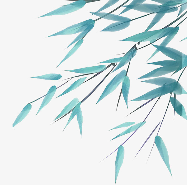 水墨风淡雅竹子免抠