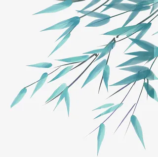 水墨风淡雅竹子免抠