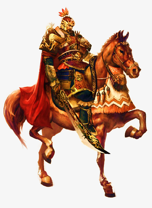 古人战士战马免抠