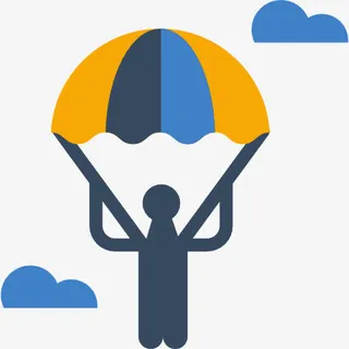伞兵图标免抠