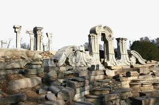 圆明园遗址免抠