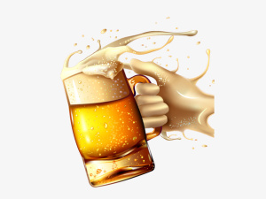 啤酒 酒厂 干杯 聚会 吧 茶酒免抠