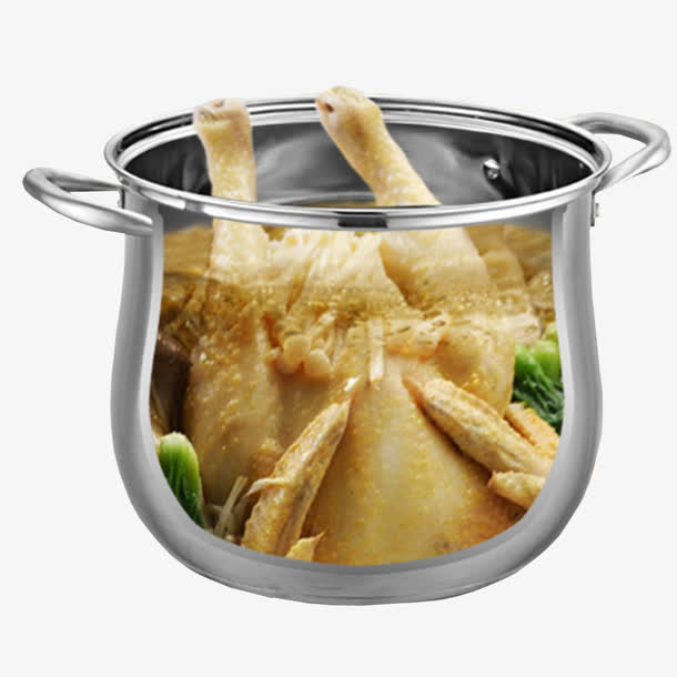不锈钢熬汤工具免抠