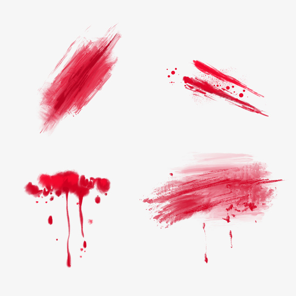 伤口滴落而出的血液免抠