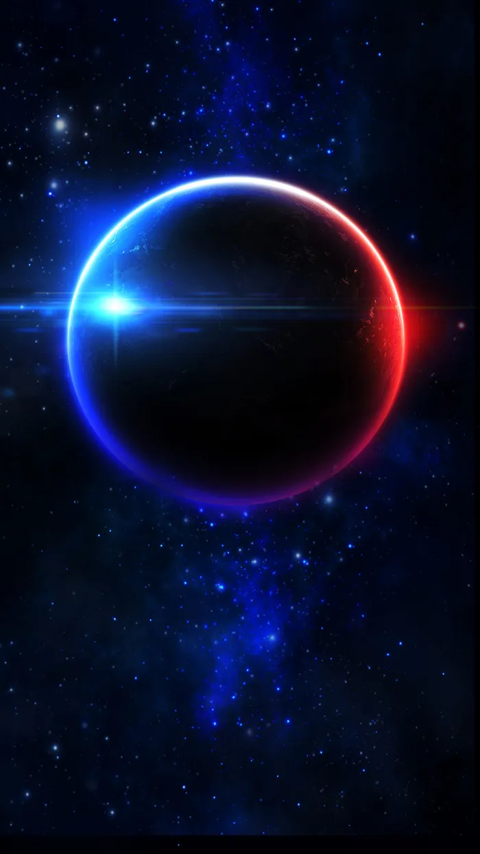 科技炫光星空商务H5背景素材高清