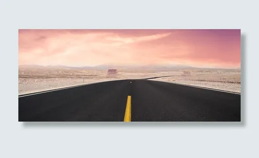 1920公路水平线海报免抠 1920公路水平线海报免抠