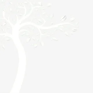 创意剪纸树免抠