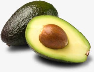 新鲜的牛油果免抠