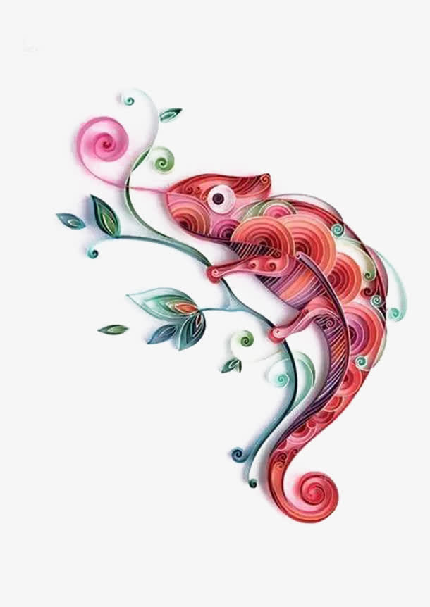 手工蜥蜴免抠